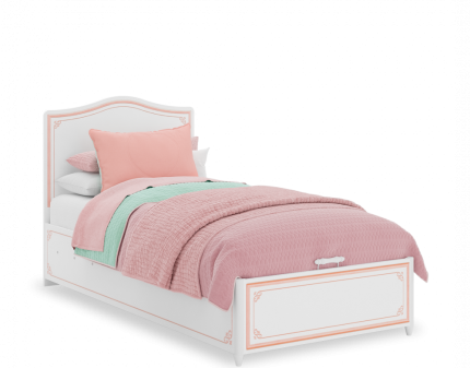 Pat cu lada (100x200cm) SELENA PINK 