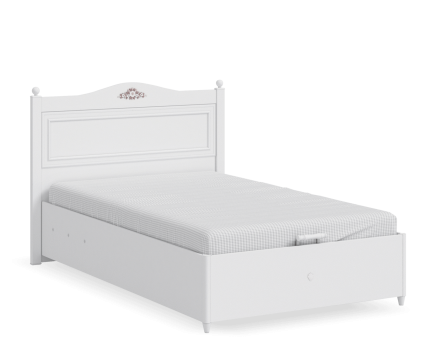 RUSTIC Pat cu lada (120x200 cm)