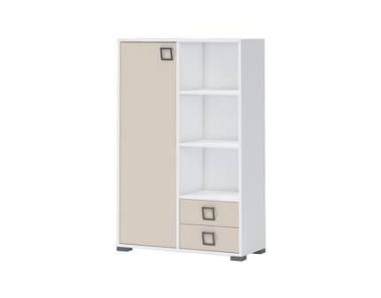 Comoda cu 1 usa, rafturi si 2 sertare 86x134cm KIKI SAND