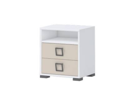 Noptiera cu 2 sertare 44x50cm KIKI SAND