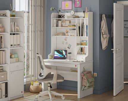 Unitate pentru birou inalta VARIA WHITE