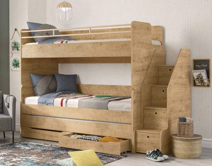 Pat supraetajat (90x200cm) MOCHA STUDIO 