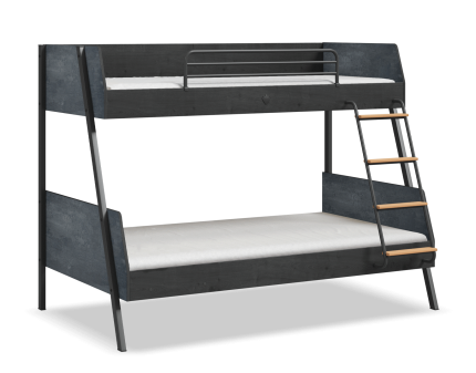 Pat supraetajat (90x200-120x200cm) DARK METAL