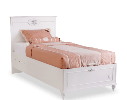 Pat cu lada  (100x200cm) ROMANTICA 