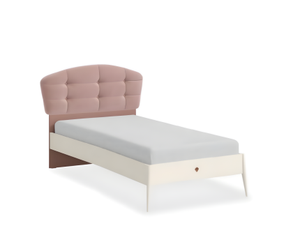 Pat cu tablie tapitata (100x200cm) ELEGANCE