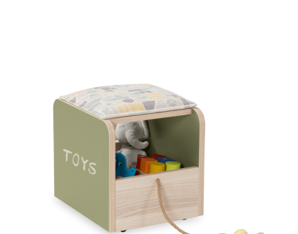 Taburet cu spatiu de depozitare jucarii MONTES 