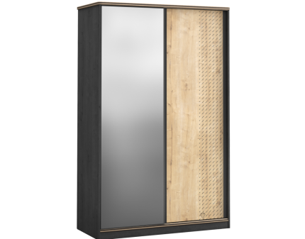 Dulap cu usi glisante mediu BLACK 