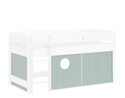 Cortina verde pentru pat inalt MONTES NATURAL 