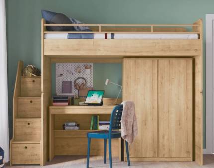 MOCHA STUDIO (nr.4) - Sistem modular cu pat supraetajat