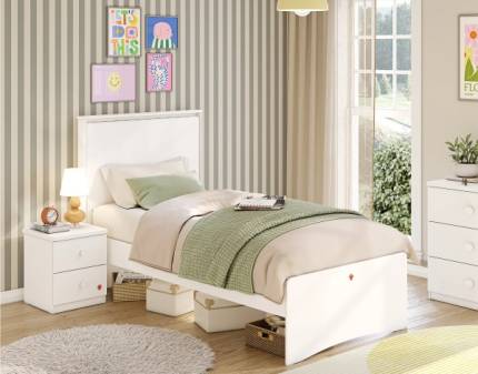  Pat (100x200cm) VARIA WHITE